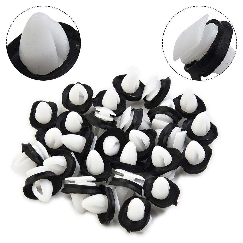 50Pcs Car Lower Door Trim Clip Exterior Sides Molding Massage Lower Door Trim Clips Relay Exterior For Fiat For Ducato 71728806