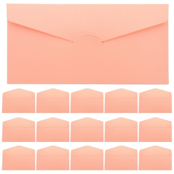 CIMAXIC 50Pcs Pink Iridescent Paper Envelopes Decorative Wedding Invitations for DIY Party and Greeting Cards