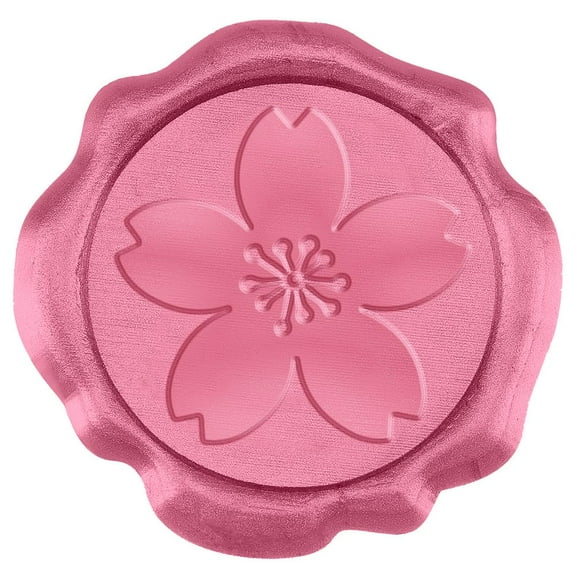 50Pcs Cherry Blossoms Seal Stickers Envelope Seal Stickers Wedding Invitation Envelope Seals Self Adhesive Stickers for Party Invitation Wrapping Pink 1.18inch