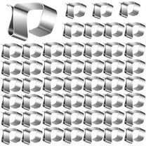 50Pcs Christmas Lights Hooks Holiday Lights Wire Clip Roof Galvanized Hooks Gutter Clips For Hanging String Light Ornaments