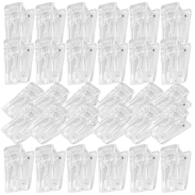 Clear plastic clips discount