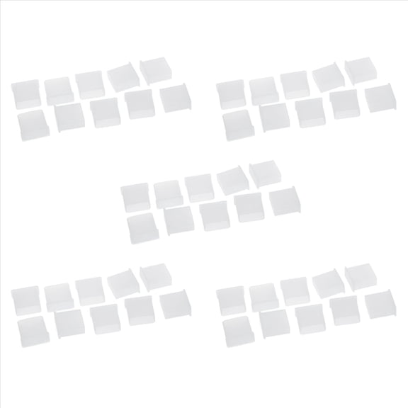 50Pcs Clear Plastic USB Type A Plug Dustproof Plug Stopper Protection Cap,50 x USB port dust plug,clear