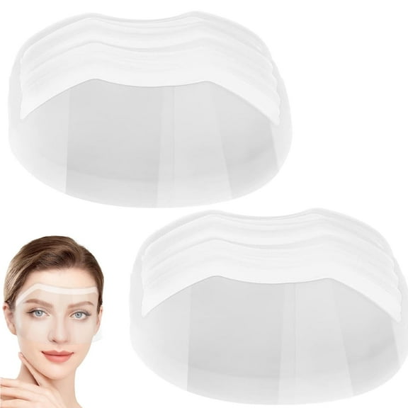 50Pcs Clear Shower Face Eye Shield After Surgery,Bexikou Disposable Plastic Eye Shield,Clear Face Visors for Showering, Haircut Hairspray, Shower Visor for Adults Lash Aftercare for Salon Supplies