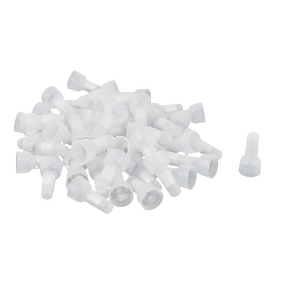 50Pcs Closed End Crimp Cap 22-10 AWG Gauge Wire Terminal Connector