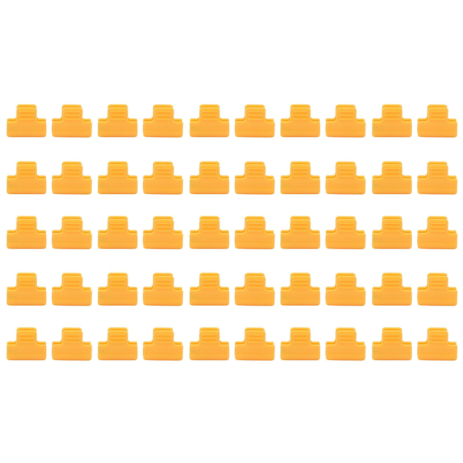 50Pcs Cold Resistance Greenhouse Clamp Plastic Orange Film Clips For
