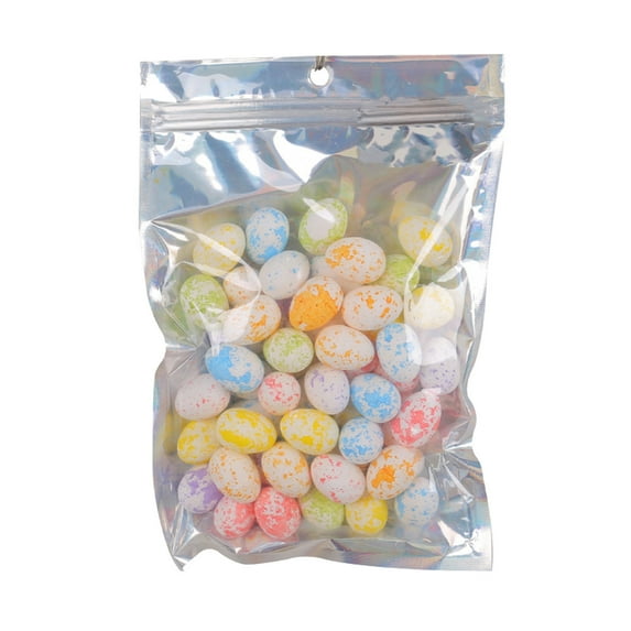 50Pcs Colorful Foam Easter Eggs Decoration, Small Diy Craft Eggs For Easter Basket Vase Filling Table Decor, Durable Lightweight Eggs For Easter Party Art Activities And