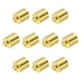 thumbnail image 1 of 50Pcs Cord End Caps, 8.6mm End Cap Barrel Beads Kumihimo End Caps Brass for Jewelry Making 13mm Length Gold, 1 of 6