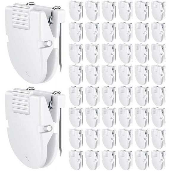 50Pcs Cubicle Clips Fabric Panel Cubicle Accessories Fabric Partition Panel Wall Clip Office Photos Wall for Notes Memos