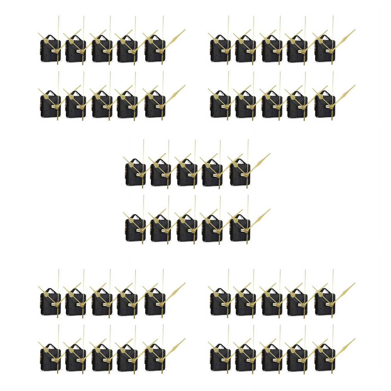 50Pcs DIY Silent Movement Spindle Hands Wall Quartz Clock Movement ...