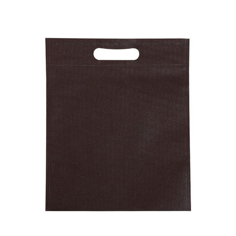 50Pcs Die Cut Non Woven Bags Eco Friendly Flat Mouth Tote Bags Non