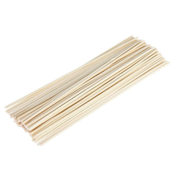 50Pcs Diffuser Sticks Natural Rattan Wood Sticks Oil Aroma Diffuser Sticks Replacement For Aroma Fragrance Desktop Ornament Easy To Use