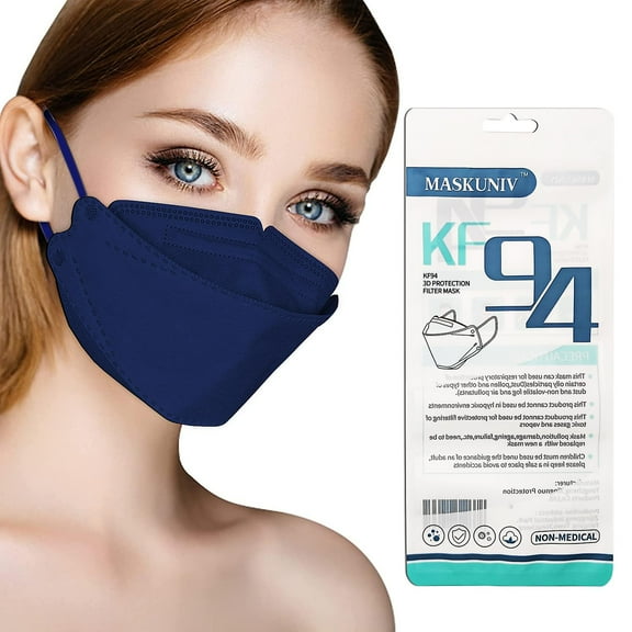 50Pcs Disposable Face Masks KF94 Masks Anti-Dust Facial Masks Adult Colorful KF94 Protective Masks