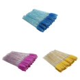 50Pcs Disposable Glittered Eyebrow Brush Lash Makeup Cosmetics Brush