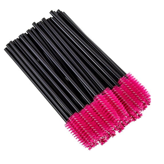 50Pcs Disposable Mini Eyelash Eyelash Makeup Brush Mascara Wands Applicator for Makeup Eyelash Extensions