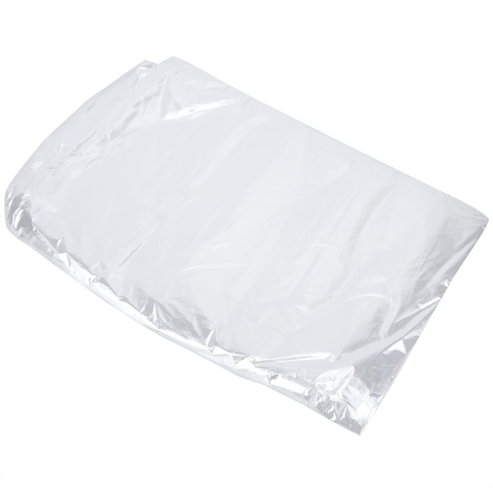 50Pcs Disposable SeE Through Clothes Dust Bags Dry Cleaning Garment