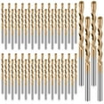 thumbnail image 1 of 50Pcs Drywall Bit 1/8 Inch Spiral Saw Tip Cutting Bits M2 High Speed Steel Drywall Cutting Bits Precision Drywall Guide Point Cutting Bits for Drywall Work Outlets Woodworking, 1 of 10