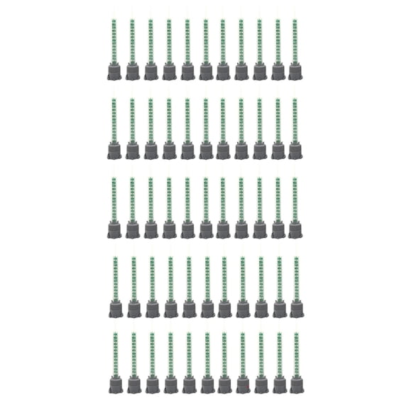 50Pcs Epoxy Adhesive Mixing Nozzle Static MB5-16 Tube (1:1Ratio) for AB Glue Mixer