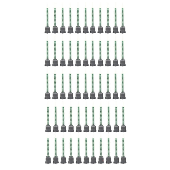 50Pcs Epoxy Adhesive Mixing Nozzle Static MB5-16 Tube (1:1Ratio) for AB Glue Mixer