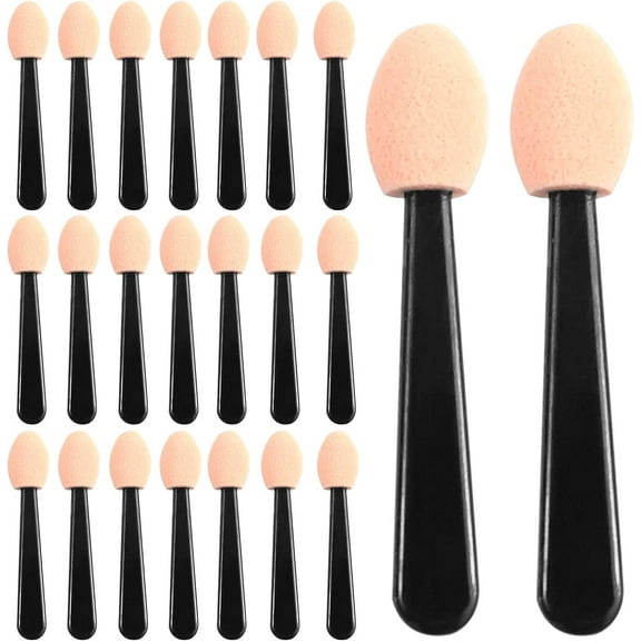 50Pcs Eyeshadow Applicator Brush Disposable Eyeshadow Brushes Sponge Eye Shadow Brush Pack Makeup Eyeshadow Sponge Applicators for Eyeliner Eye Makeup Arts Crafts Diy Nail Art Beauty Tool