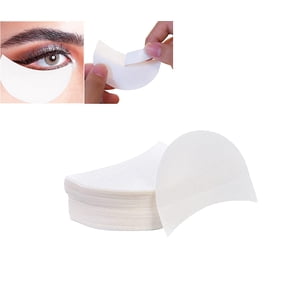 50Pcs Eyeshadow Shields, Lint Free Eyeshadow Stencil Gel Pad Under Patches, Prevent Makeup Residue for Eyelash Extensions, Eyeliner, Lip and Tinting Makeup