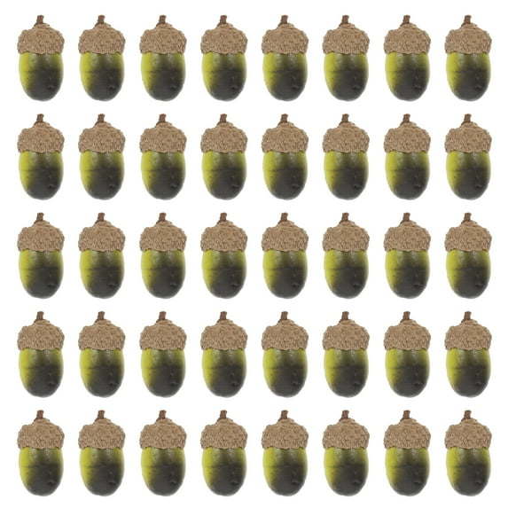 TAILTOSS Artificial Fruits Acorns Table Acorn Decor 50Pcs
