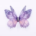 thumbnail image 1 of 50Pcs Fashion Gradient Color Translucent 3D Clothes Sewing Patch Organza Fabric Butterfly Appliques Simulation Mesh Butterfly Patch Chiffon Butterfly Embroidered Patches 07, 1 of 8