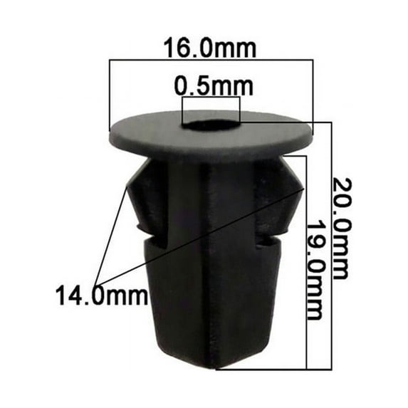 50Pcs Fender Liner Screw Plastic Rivet Fastener Clips for Toyota Lexus Auto