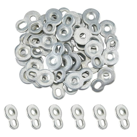 50Pcs Figure 8 Fastener Steel Table Top Connector Desktop Clips Heavy Duty Table Top Fasteners