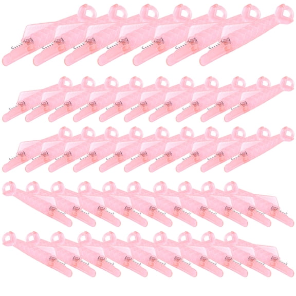 50Pcs Fish Shape Sewing Machine Needle Threaders Quick Sewing Threader Needle Guide Tool Plastic Sewing Wire Loop Hot Pink 32x7x4mm DIY