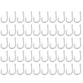 thumbnail image 1 of 50Pcs Fishing Hook for Fish Hook Barbed Type High Carbon Steel with Hole for Outdoor ActivityType 9#, 1 of 8