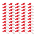 thumbnail image 1 of 50Pcs Fishing Line Sinker Slide with for Duo Lock Snap Fishing Rig Weights Blue,, 1 of 17