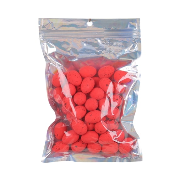 50Pcs Foam Easter Eggs For Diy Crafts Decorations, Mini Size 0.98X0.79Inch Durable Lightweight Eggs For Easter Basket Vase Filling Table Party Decor Art Game Activities