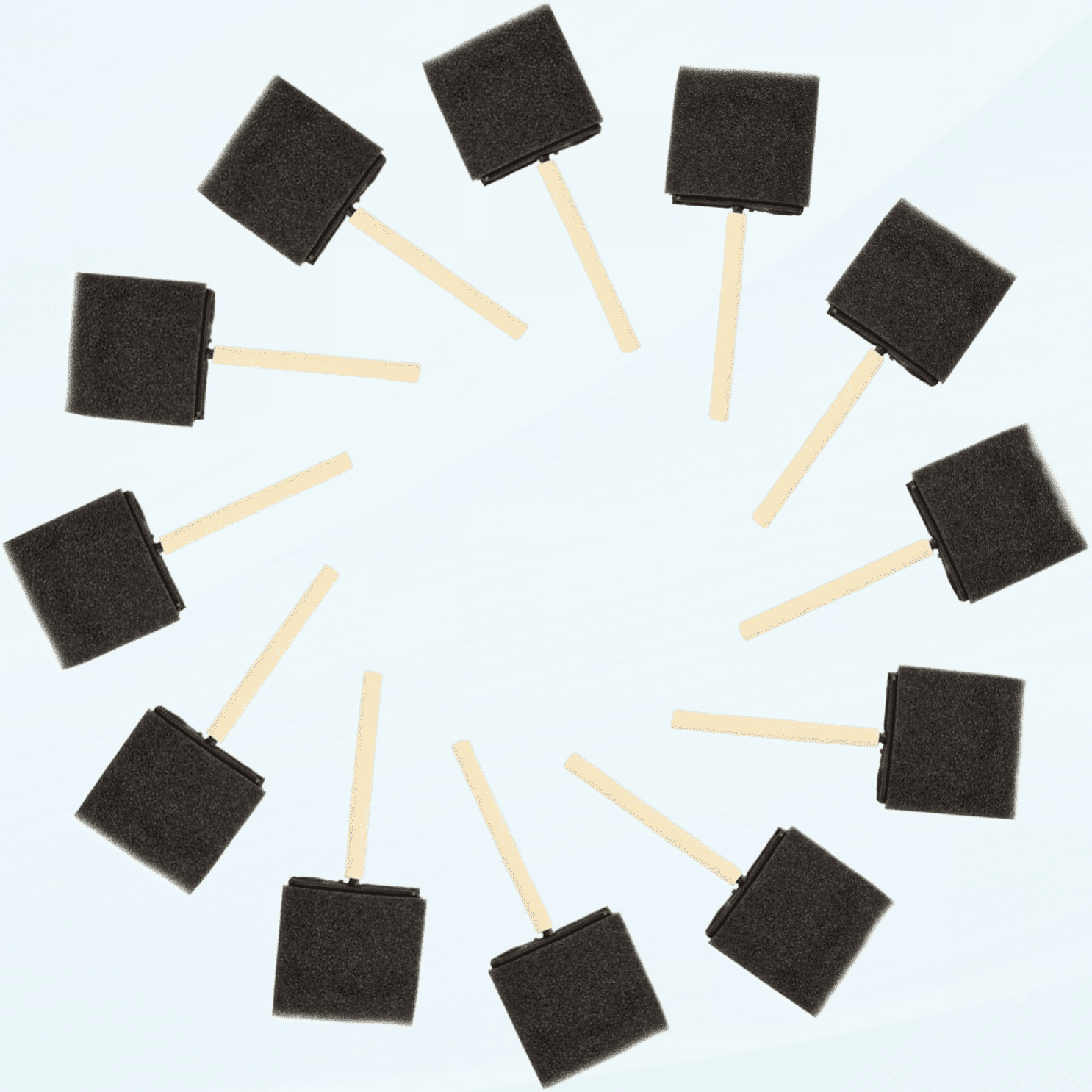 50Pcs Foam Paint Brushes 3 Inch Foam Brushes Bulk Paint Sponge Brushes