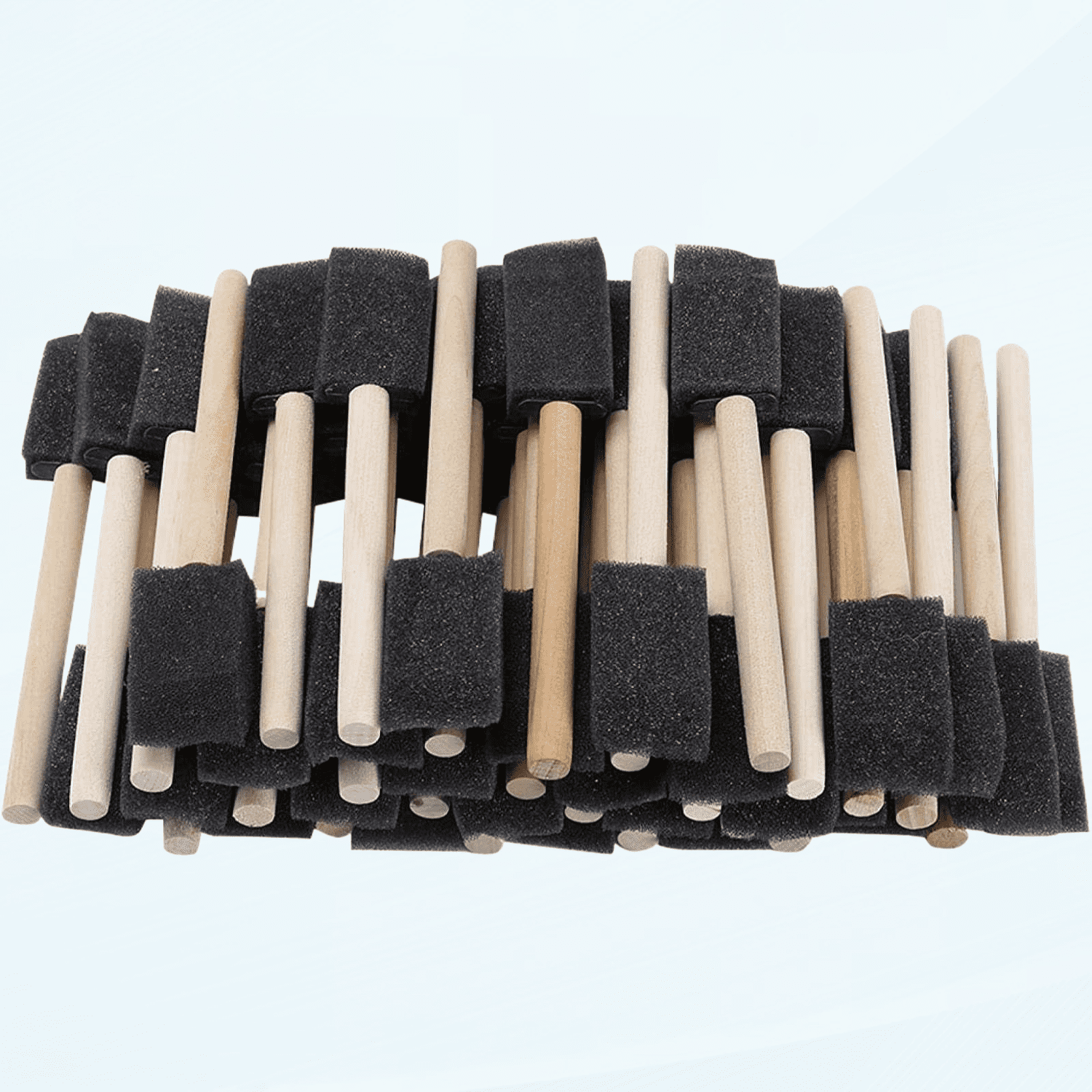 50Pcs Foam Paint Brushes, Sponge Paint Brush Sponge Brush Foam Brush ...