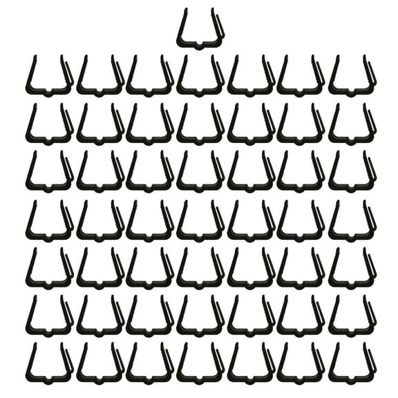 50Pcs Functional Fascia Board Clip For Christmas Lights For Roof Gutter And Fence Festival Decorations