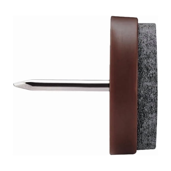 50Pcs Furniture Leg Bottom Feet Nail-on Slider Glides Pad for Chair Stools Table