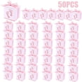 thumbnail image 1 of 50Pcs Gender Reveal Gift Boxes with Ribbon, Pink Blue Footprint Party Favor Boxes, Cute Treat Boxes for Gender Reveal Party Decorations Gift Packaging Candy Boxes for Guests, 1 of 9