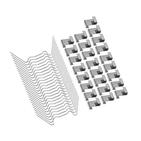 50Pcs Glass Pane Fixing Clips Thick Glazing Clips Tool for Greenhouse Garden