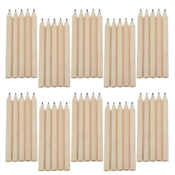 50Pcs Golf Half Pencil Short Baby Shower Signature Pen Wood Mini Writing Pencils