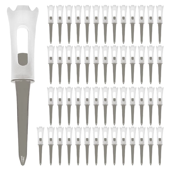 50Pcs Golfs Tees Low Resistance Golfs Tees Standard Golfs Base Golfs Tees for Long Distances Hitting