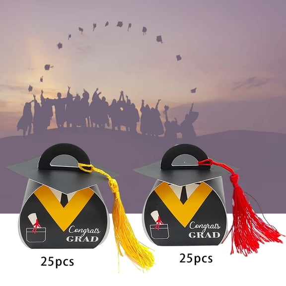 50Pcs Graduation Caps ,Celebration Gift Boxes,Graduation Decorations,Graduation Caps Gift Boxes for Graduation Ceremony Party