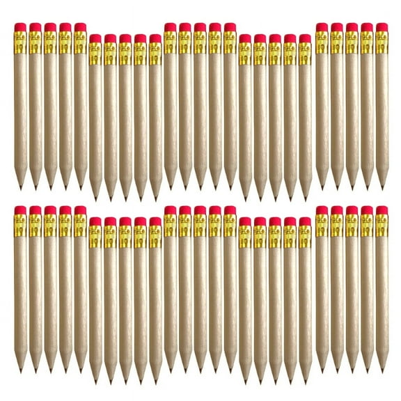 50Pcs Half Pencils Mini Pencils Golf Pocket Pencils for Writing Drawing Wedding