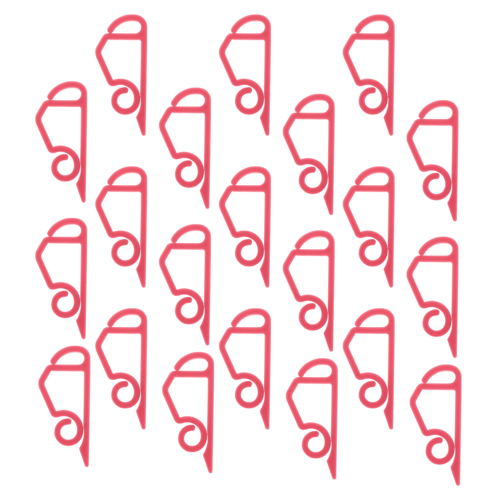 50Pcs Hanging Plastic Hooks Accessories Hanging Hooks Safe Sturdy Light