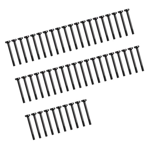 50Pcs High Strength Aluminum Long Screws For Case Fan Mounting Cooling Hardware