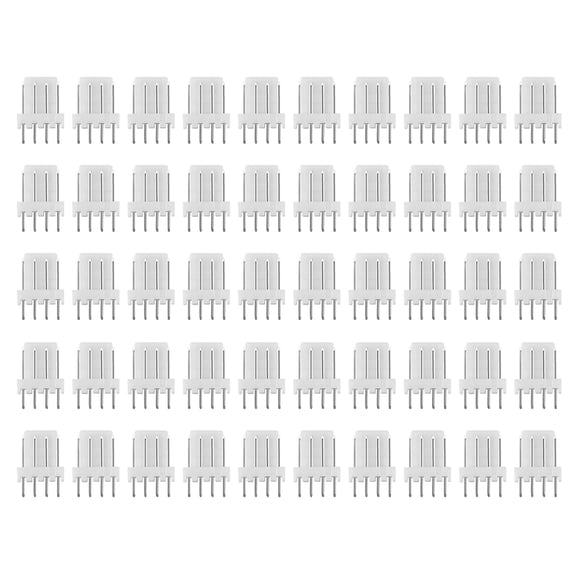 50Pcs KF2510 Connector 2.54MM Male Pin Header 4Pin Fan Connector