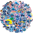 thumbnail image 1 of 50Pcs Kids Stitch Stickers Pack Cute Cartoon Characters Stickers Movie Decal Childrens Decorative Sticker for Kids Teens Adults Waterproof Stickers for Water Bottle Laptop Luggage A07, 1 of 8