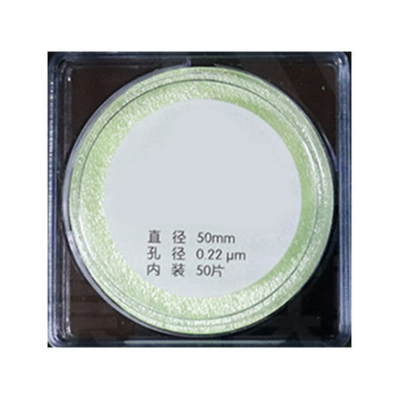 50Pcs Laboratory Water Microfiltration Membrane Microporous 0.45/0.22um Organic Microfiltration Membrane Diameter 50mm
