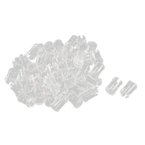 50Pcs Lamp Socket Diode Holder Clip Bezel Mount 5mm Holders Panel Display