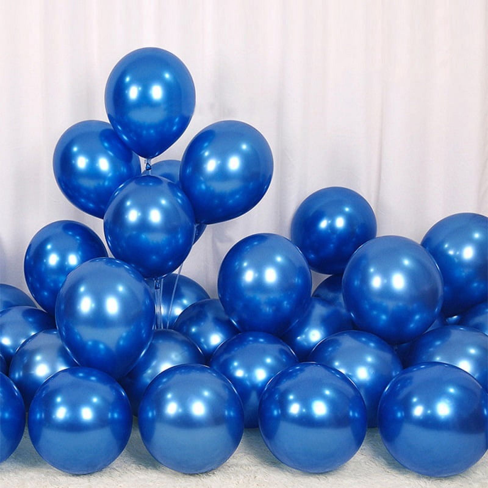 50Pcs Latex Metallic Balloons Shiny Thicken Balloon for Birthday Party