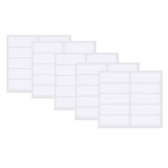 50Pcs Laundry Marking Tag Handwrite Self-Stick No-Iron Clothing Label Machine Wash Safe for Clothes Identification